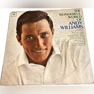 Andy Williams The Wonderful World Of Vinyl Album